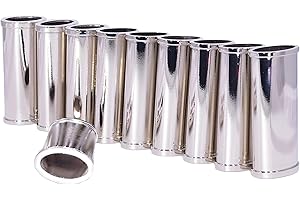 DESIGNS ABLAZE Improved Blank Lighter Cover/Sleeve/Case - Silver, No Channel (10 Count)