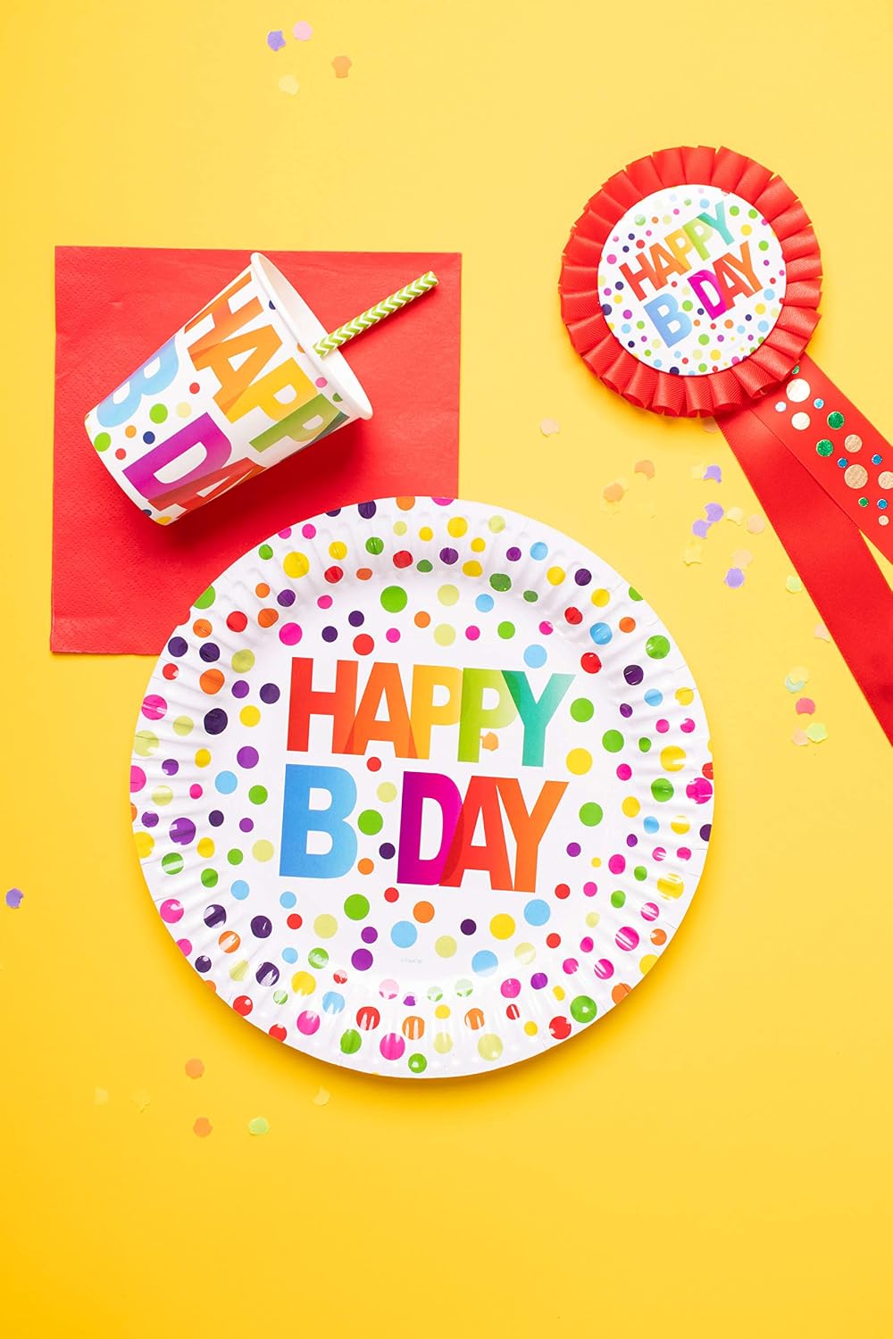Folat Birthday Decoration B DAY (Party Cups) - Image 3