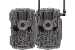 Stealth Cam Fusion X-Pro 2 Pack Dual Sim 36 MP Photo & 720P HD Video 0.4 Sec Trigger Speed Wireless Hunting Trail Camera - Available on AT&T & Verizon