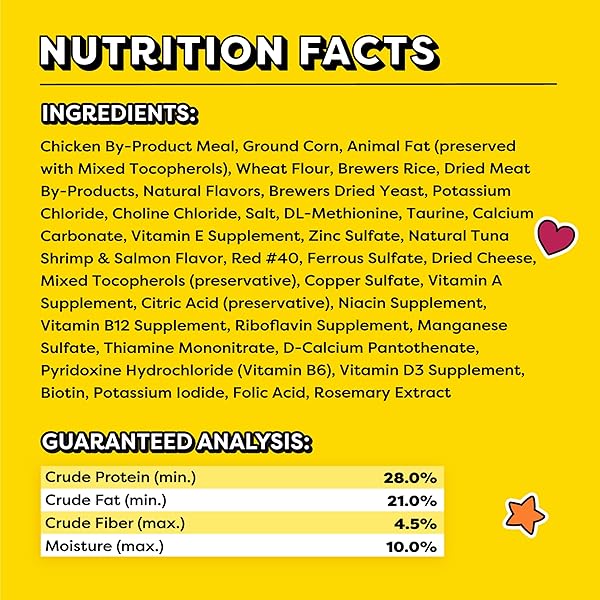 TEMPTATIONS MIXUPS CRUNCHY AND SOFT CAT TREATS SURFER’S DELIGHT FLAVOR, 16 OZ. TUB