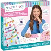 Make It Real:Clay Charm DIY Jewelry Kit - Make 30+ Clay No Bake Charms to Attach to Your Chain, Arts &amp; Crafts, Girls &amp; Kids Ages 8+