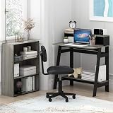 Furinno Simplistic A Frame Computer Desk Black French Oak 80.3x90.4x41.9 cm view 7