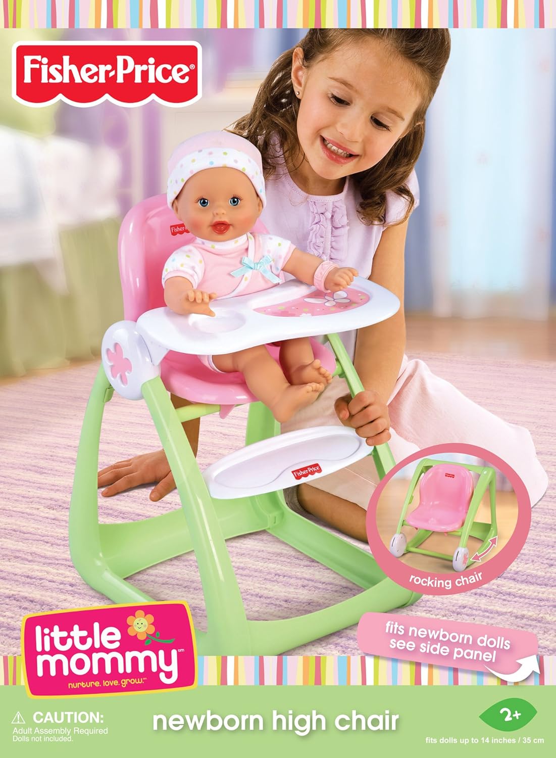 fisher price doll high chair