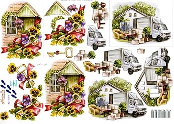 3d Bogen Zum Ausschneiden Ca Din A4 Gluckwunsche Zum Einzug Ins