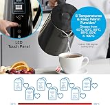 Swan Alexa Smart Kettle 1.5L Voice-Controlled 6 Temp Settings Black SK14650BLKN view 4