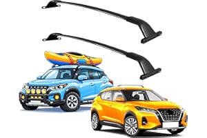 GoAceFit Roof Rack Cross Bars for Nissan Kicks 2016–2024 Roof Rails, Heavy Duty All-Aluminum Crossbars, Weatherproof & Low No