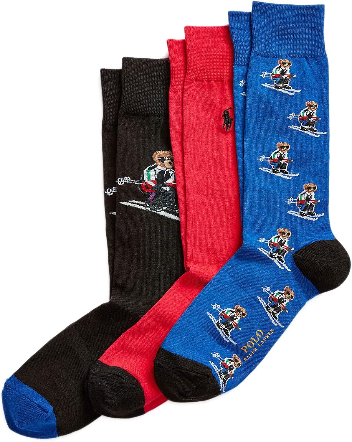 Amazon (ポロ ラルフローレン)POLO RALPH LAUREN メンズ Men's ソックス 靴下 Ski Bear Dress