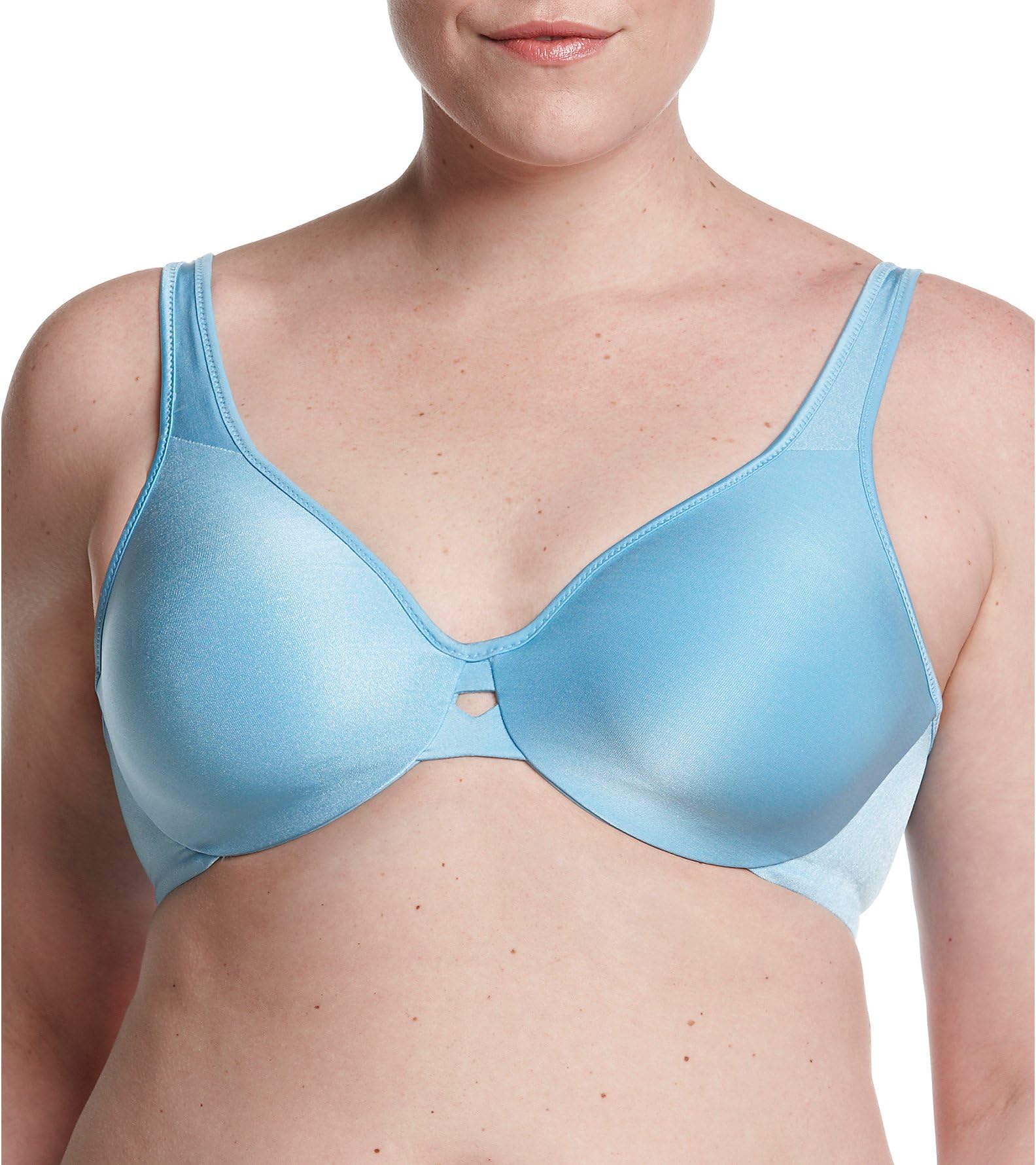 Lilyette by Bali Women's Plunge Into Comfort Keyhole Minimizer Bra LY0904