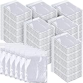 Handepo 100 Pack of Adult Rain Ponchos with Hood Disposable Plastic Rain Ponchos Bulk Emergency Raincoat for Men Women Adult