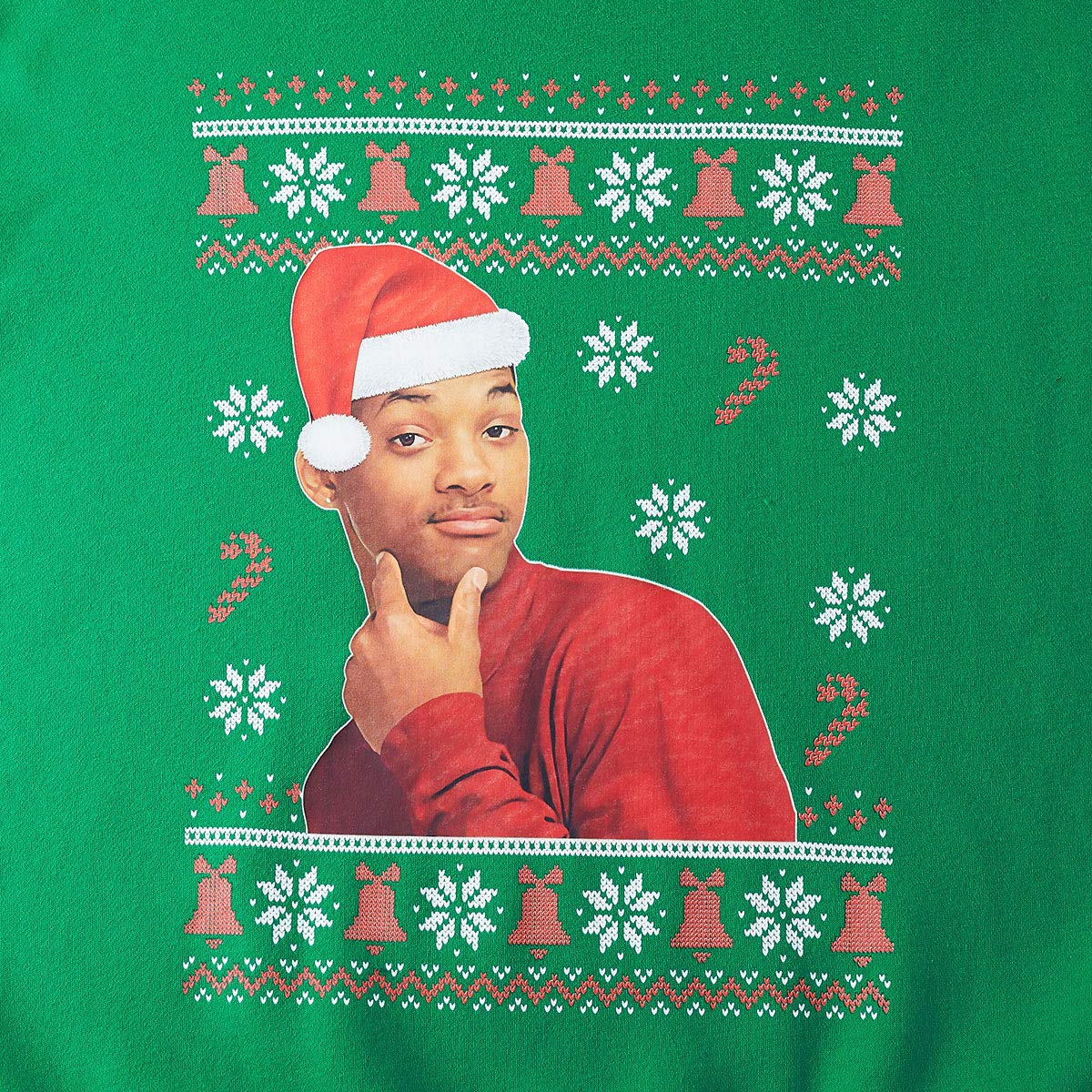 Pemela Youth 3D Print Ugly Christmas Sweatshirts Fleece Cewneck Pullover Funny Fresh Prince Long Sleeve Jumper Xmas Clothing XL