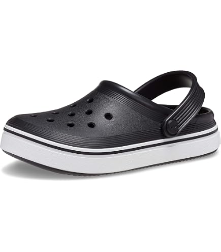 Amazon.com | Crocs Unisex Adults' Off Court Clog Sandal, Gray