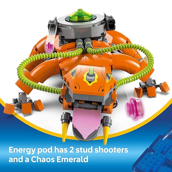 LEGO SONIC THE HEDGEHOG SUPER SHADOW VS. BIOLIZARD, GAMER GIFT FOR BOYS AND GIRLS, FUN COLLECTIBLE PLAYSET FOR KIDS AND VIDEO GAME CHARACTER FANS WHO LOVE ACTION TOYS 77003