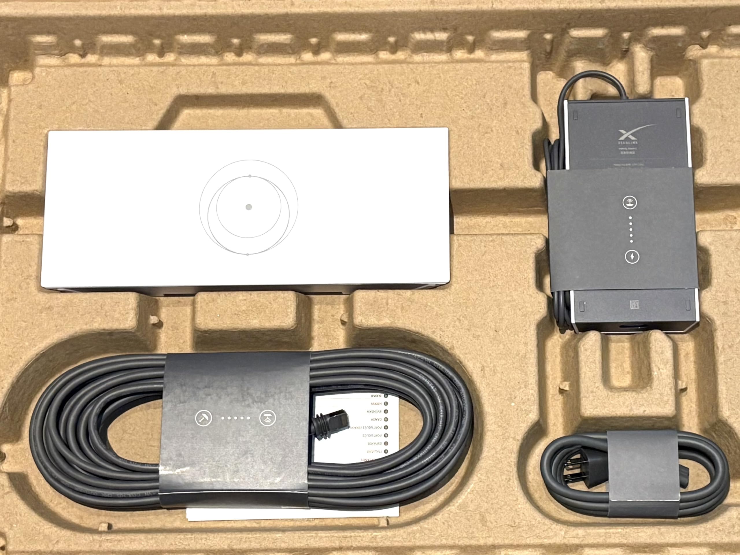Photo 1 of (OEM) Star-Link WiFi Router Mesh 3RD GEN + 75ft Gen3 Cable, White, Connect up to 256 Devices! New.