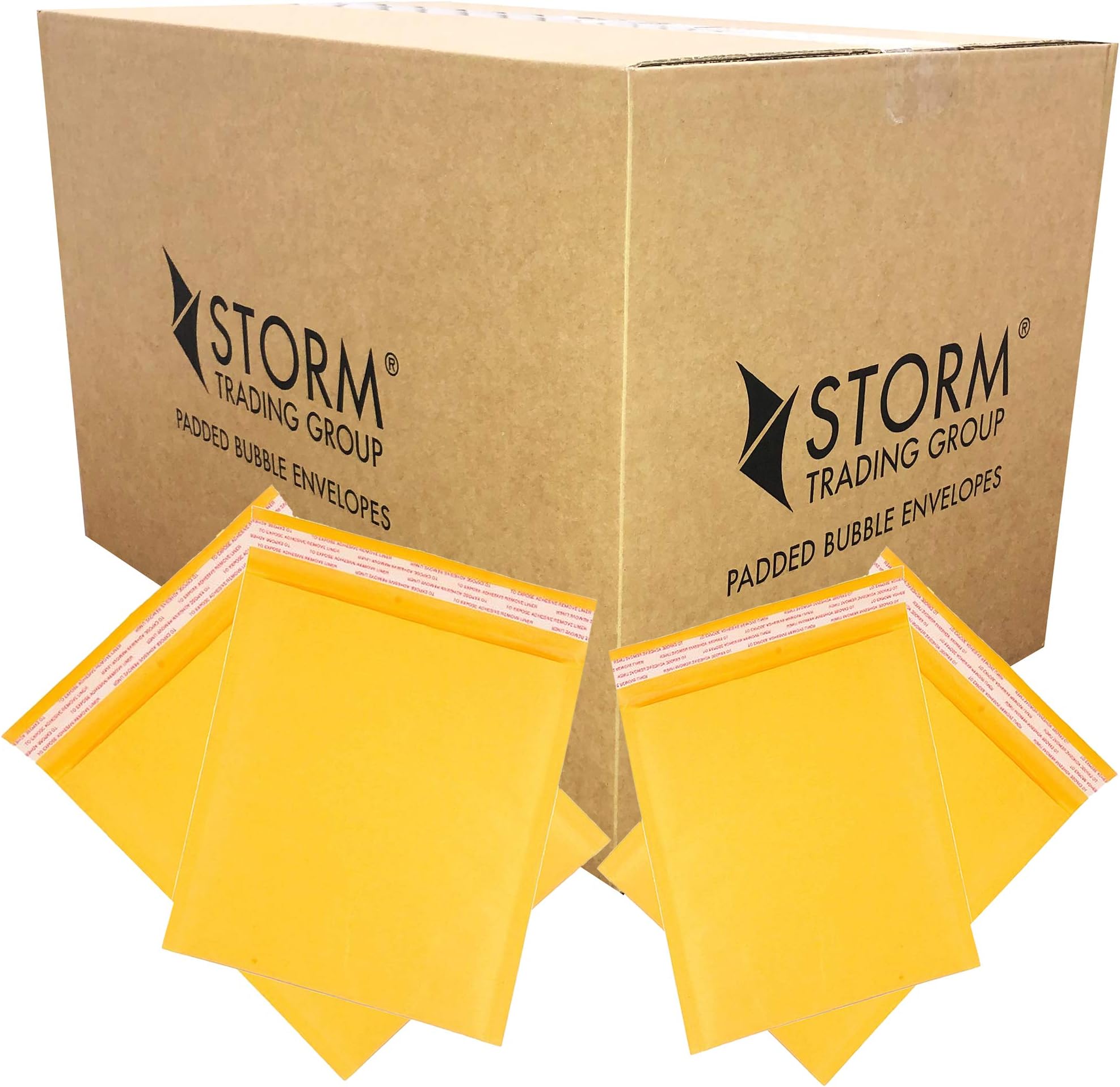 300 Gold Padded Bubble Envelopes A7 Jewellery 90X145mm STG 1