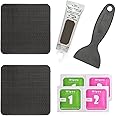 ifeolo Trampoline Patch Repair Kit 4"X 4" Square On Patches | Repair Trampoline Mat Tear or Hole in a Trampoline Mat