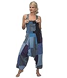 manakamana Patchwork Harem Summer Overalls with