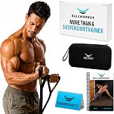 Bullworker ISO-FLO Isometric Exercise Equipment - Suspension Trainer Straps &amp; Resistance Bands for Calisthenics, Pilates and Strength Training, Portable Home Gym Back, Core, Leg, Arm Workout Equipment