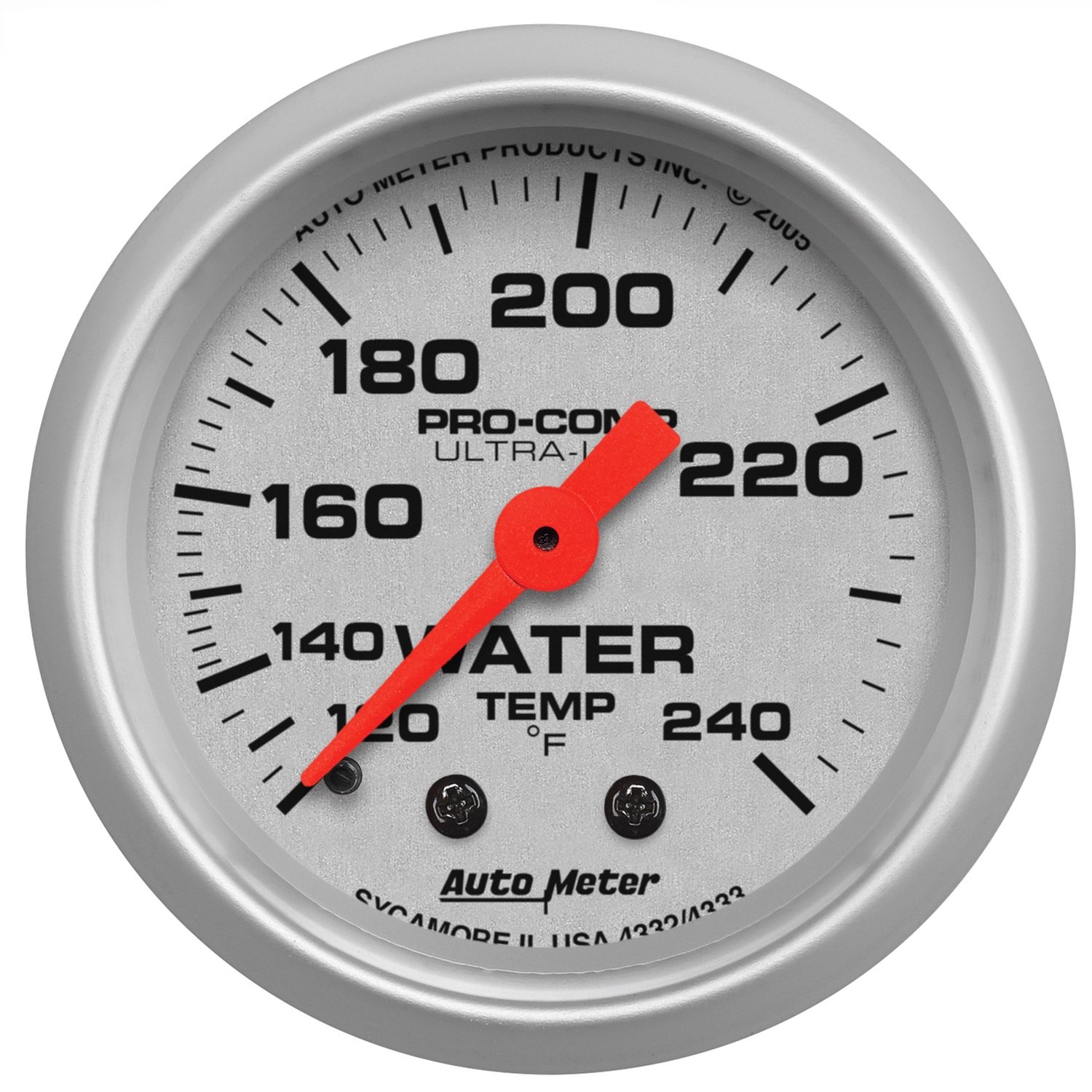 Photo 1 of Auto Meter 4332 Ultra-Lite Mechanical Water Temperature Gauge , 2 1/16"