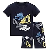 ZFBOZS Pajamas for Boys 3T Turck PJs Toddler Summer