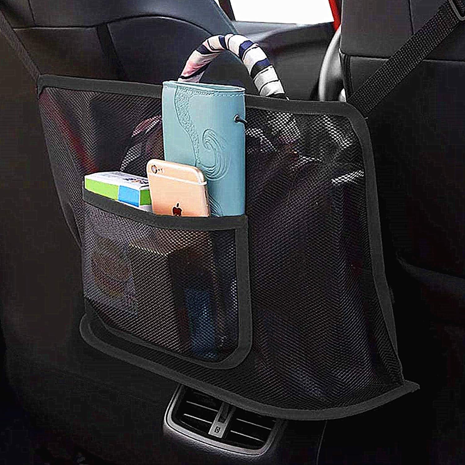 Car Net Pocket Handbag Holder, Seat Back Organizer Mesh