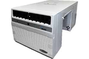 Soleus Air 10,000 BTU Over-the Sill Saddle Hybrid Air Conditioner w/Heat: Wi-Fi Enabled, Quiet Operation, Window View Friendly (Up to 12.5" Sill Width)