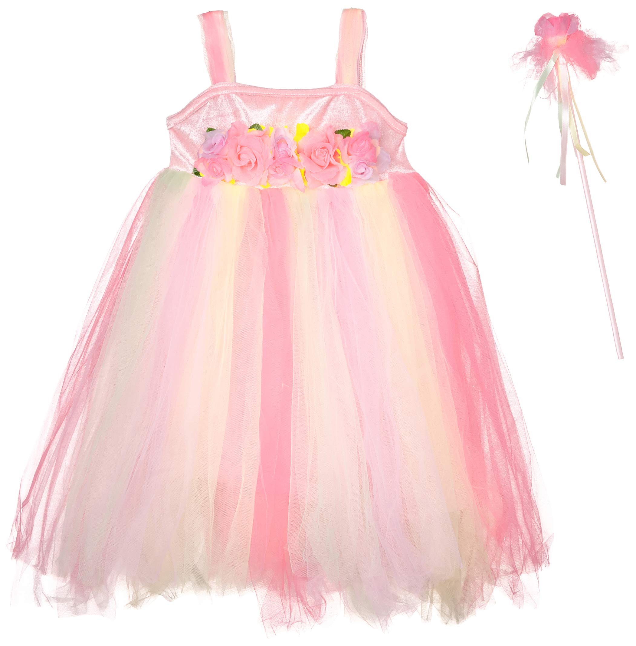 amscan 9905942 - Kids Summer Fairy Girls Fancy Dress Costume Age: 6-8 Years