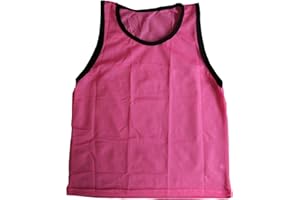 Blue Dot Trading Pink Adult Sports Pinnie Scrimmage Training Vest