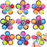 Pop Fidget Spinner 9 Pack, Classroom Prizes Halloween Goodie Bags Stuffers | Sensory Fidget Toys Bulk Prizes Boxes Classroom Rewards, Halloween Party Favors for Kids with ADHD Autism Stress Relief