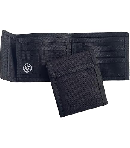 Amazon.com: Sprocket Nylon Bifold Wallet with Zippered Coin Pocket