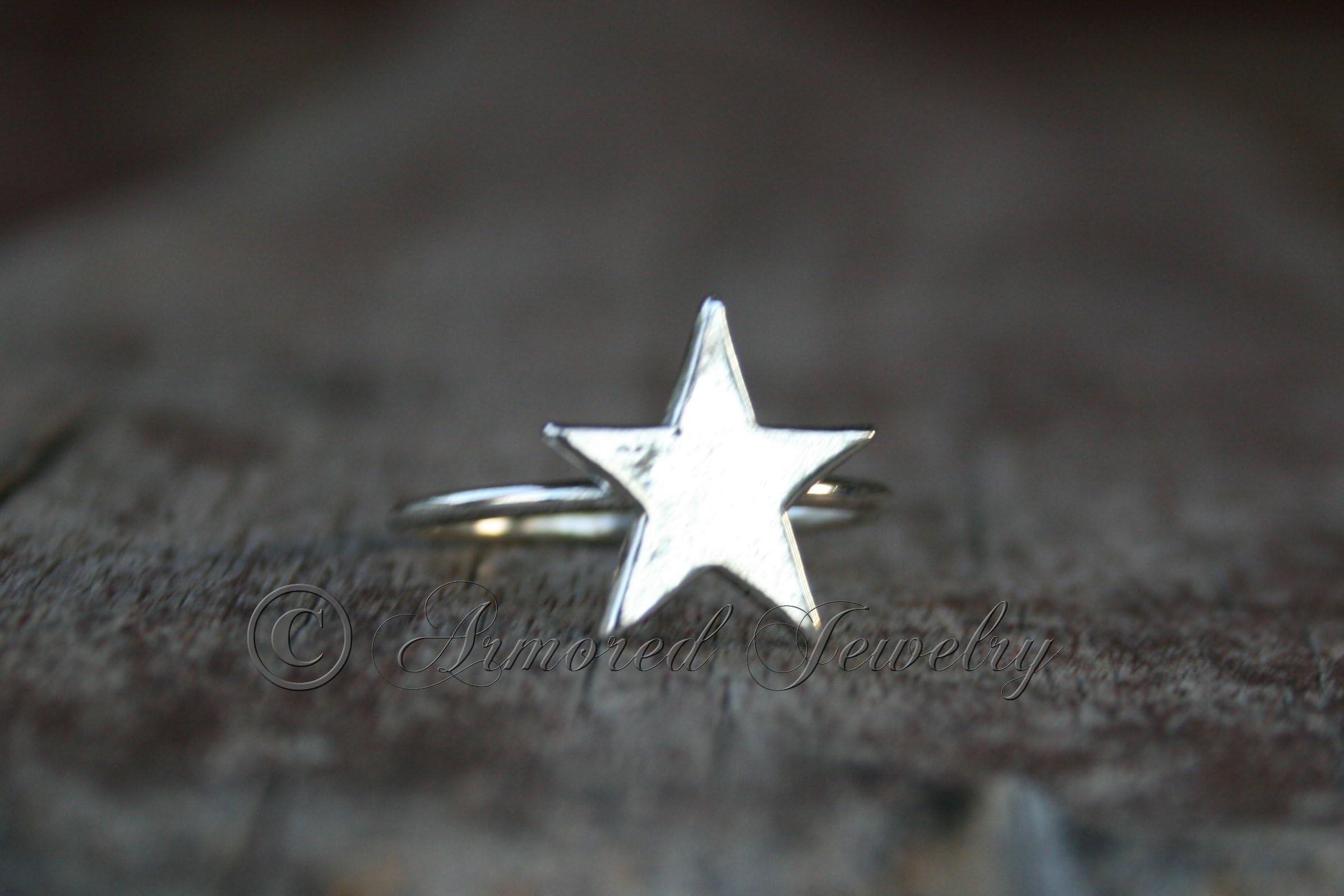 Star Ring- Sterling silver - silver ring - Stars ring
