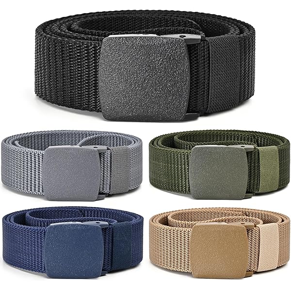 Amazon.com: Andongnywell Womens Nylon Belts Canvas Belt Web