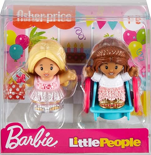 Fisher-Price Little People Toddler Toys Barbie Party Figure Set