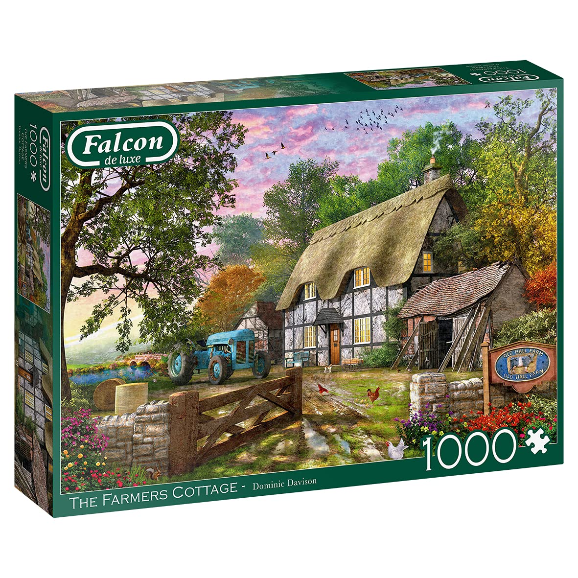 Falcon de luxe - The Farmer's Cottage 1000 Piece Jigsaw Puzzle