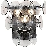 Maxim Lighting 21820TCGM Loren - 3 Light Wall Sconce-15 Inch Tall and 15 Inch Wide, Finish Color: Gunmetal