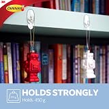 Command Small Hooks with Clear Strips Pack of 2 4 Strips Transparent Indoor view 6