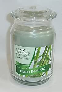 Amazon.com: Yankee Candle Home Classics Fresh Bamboo 22 Oz.: Home & Kitchen