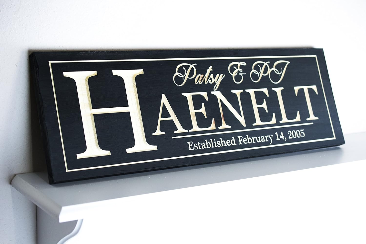 personalized last name signs, family name plaques, custom