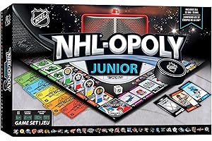 MasterPieces Kids & Family Board Games - NHL League Opoly Jr. - Officially Licensed Board Games for Kids, & Family