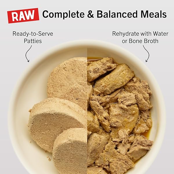STELLA & CHEWY’S FREEZE-DRIED RAW DINNER PATTIES – DANDY LAMB RECIPE – HIGH PROTEIN GRAIN-FREE PUPPY & DOG FOOD – PERFECT FOR PICKY EATERS – 25 OZ
