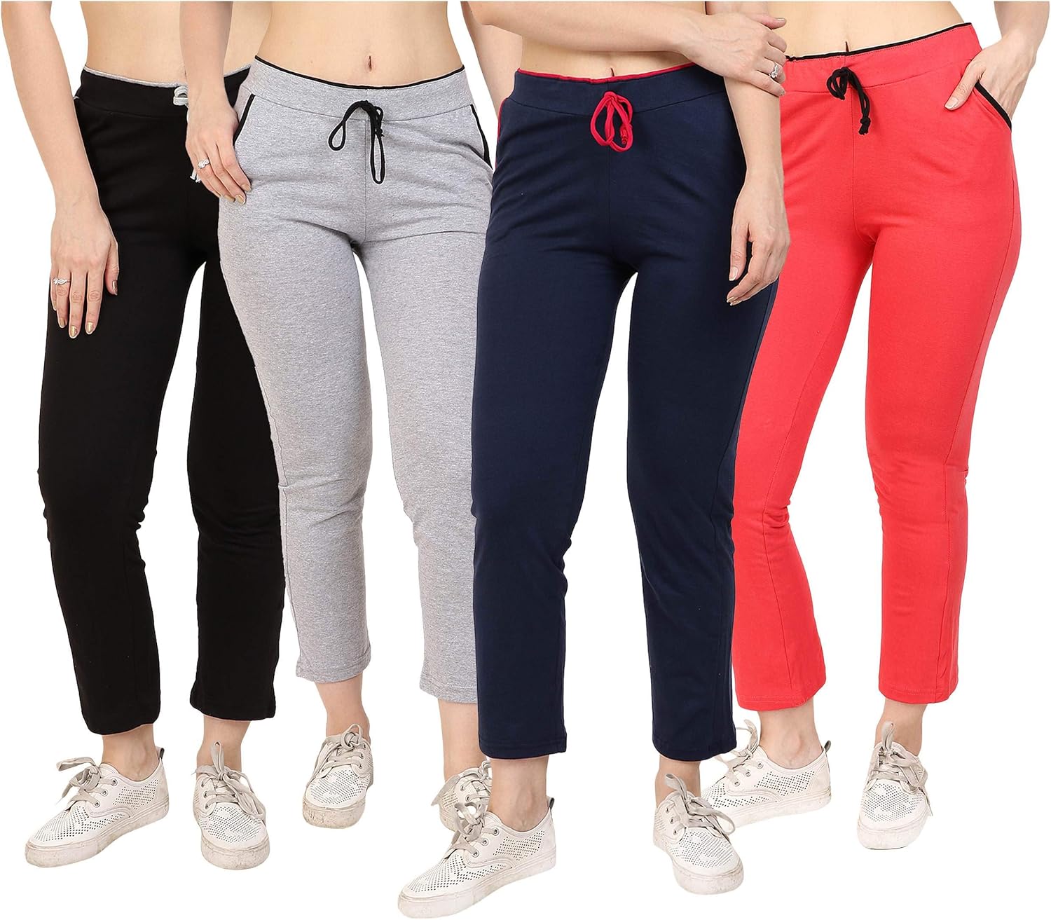 Buy DIAZ Plain Stylish Track Pants for Women for Daily use | Cotton Lower for Girls | Night 