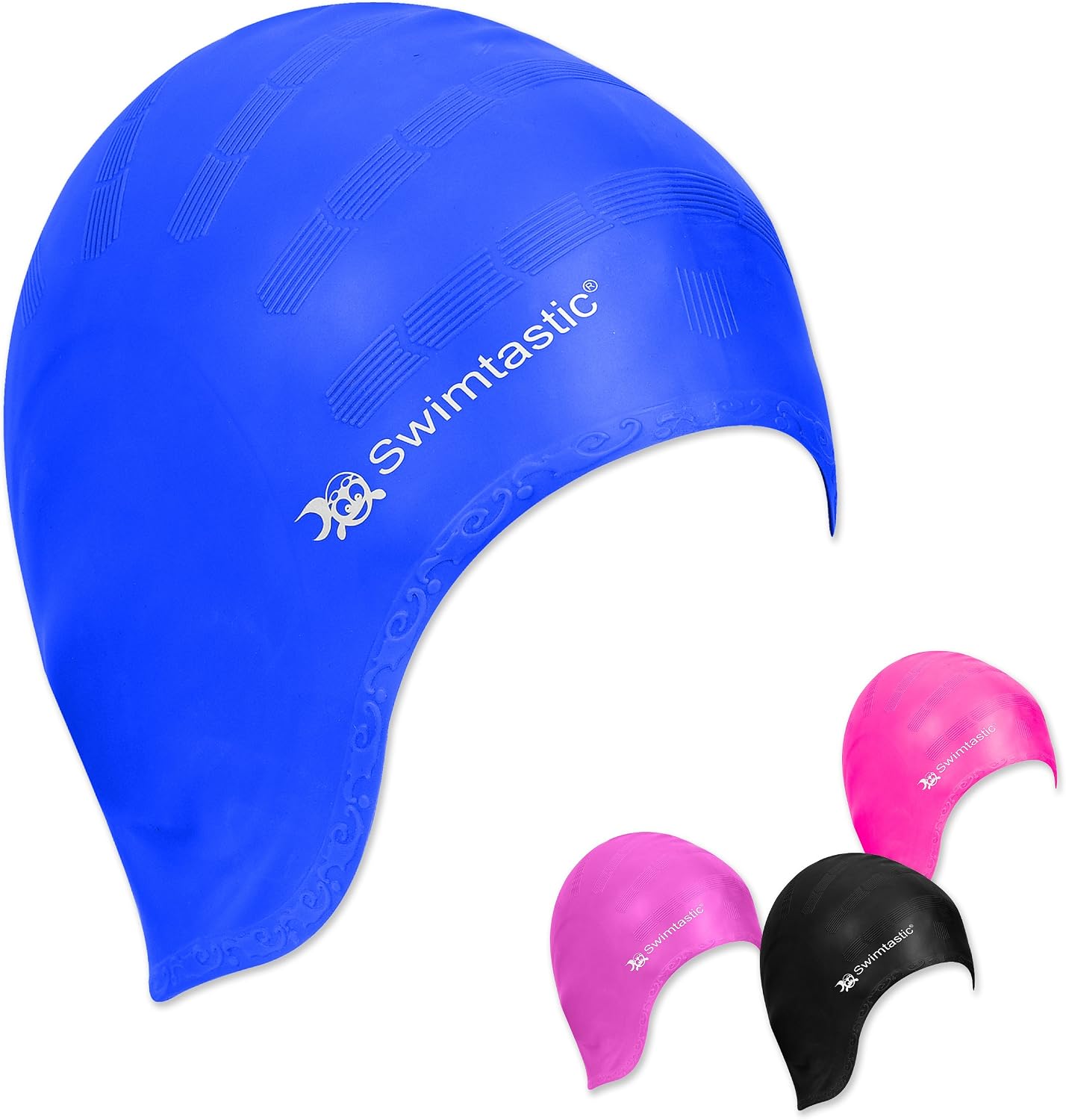 Specially Designed For Swimmers With Long Or Curly Hair Thick