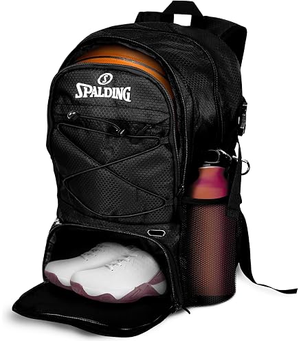 Amazon.com: Spalding Basketball Backpack Sports Bag | Large Navy