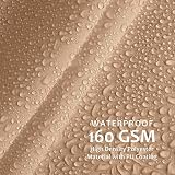 swift Sun Shade Sail 3m x 3m Waterproof Polyester Grey with Ropes view 2
