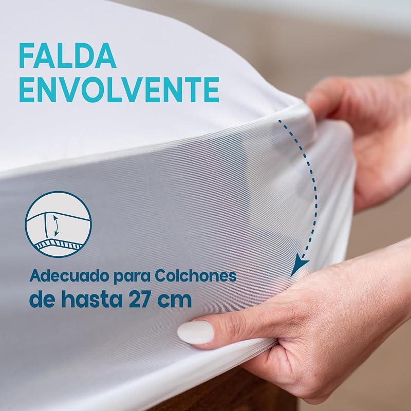 - Protector colchon 90x190 - Cubre Colchon Impermeable — foto 4 de 6