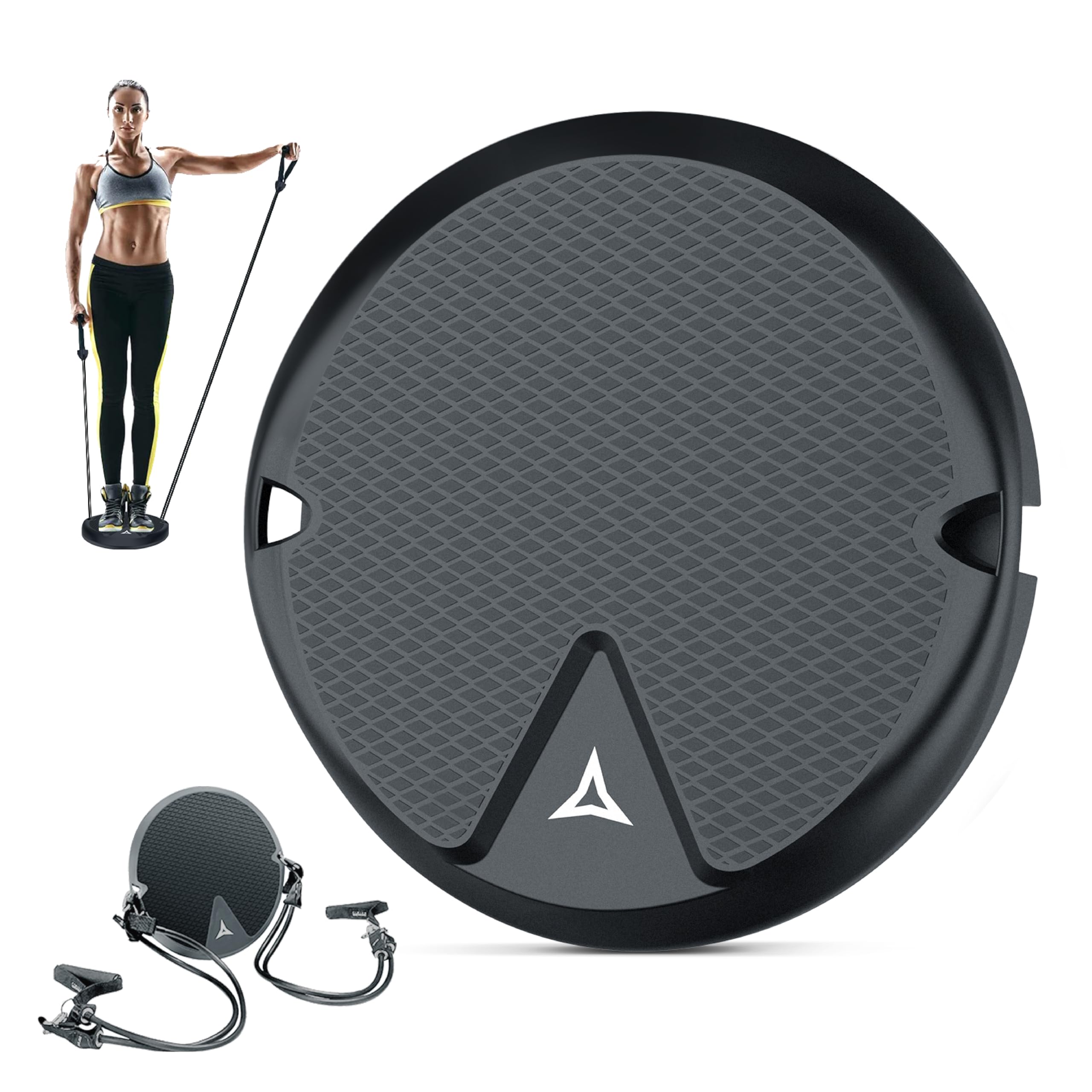 Breaking Limits Waist Whisper 2.0 - Waist Twisting Disc - Waist Whisperer Twisting Board - Body Shaping Sculptor Exercise Disc with Handles - Twist Board for Abs, Legs & Hips
