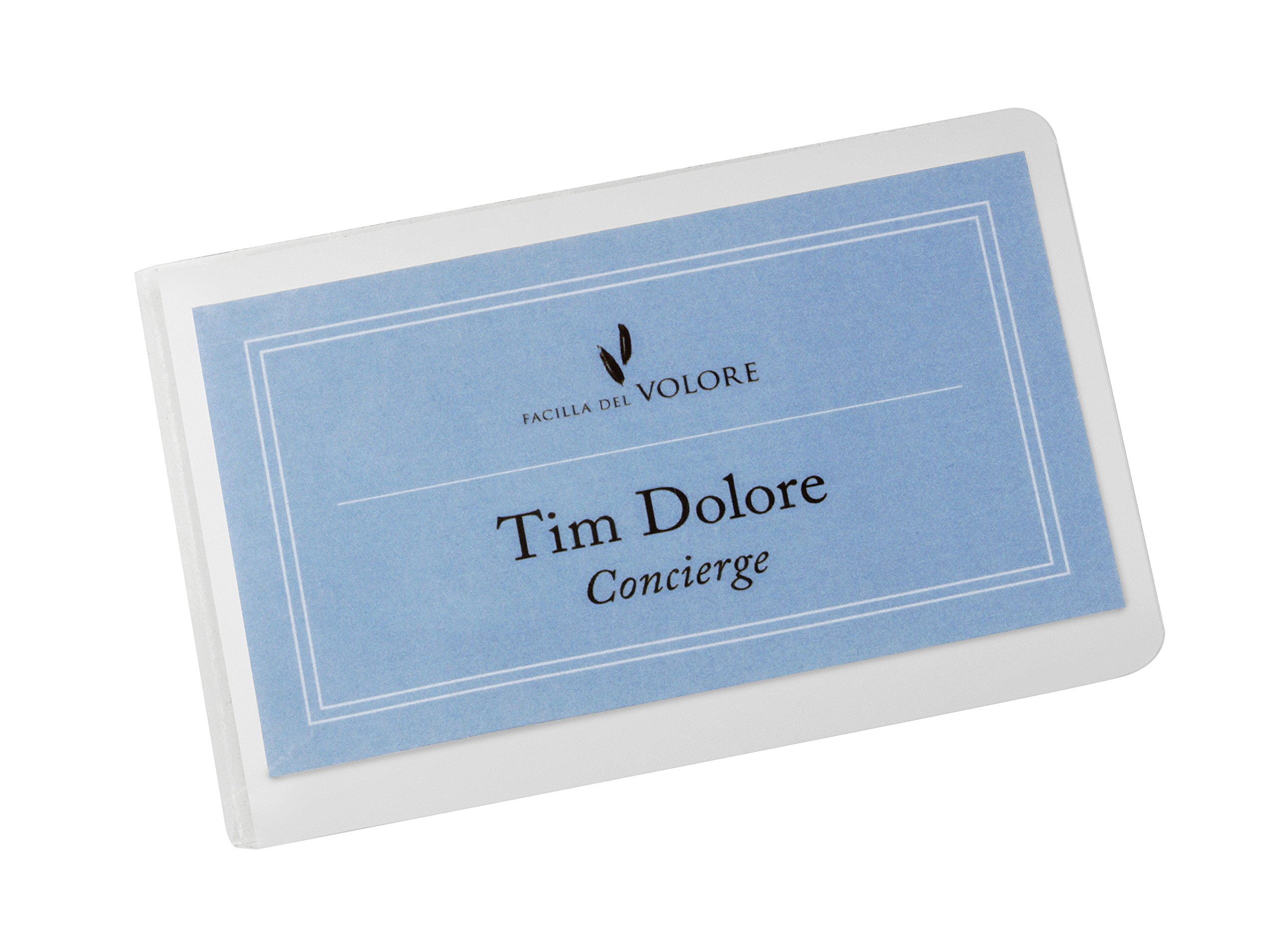 Durable 823119 laminated Bag Seal it 90 x 54 mm pouch a 10-Piece Transparent