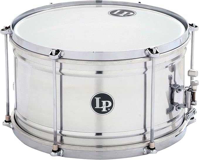 Latin Percussion Aluminum Caixa Snare Drum, 7X12 Musical