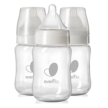 Amazon Com Evenflo Feeding Balance Wide Neck Glass Bottles 6oz 3 Pack Baby