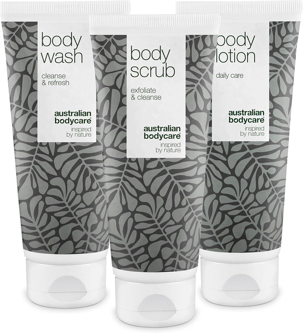 Australian Bodycare Keratosis Pilaris Skin Kit Wash Scrub Lotion Dry Bumpy