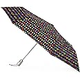 totes Automatic Eco Open Close Water-Resistant Travel Folding Umbrella with Sun Protection
